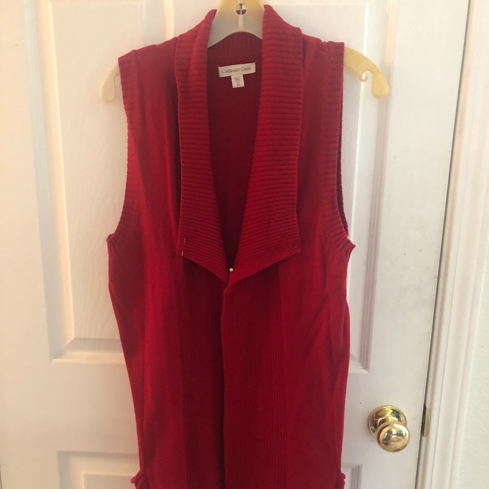 Womens Coldwater Creek sweater vest